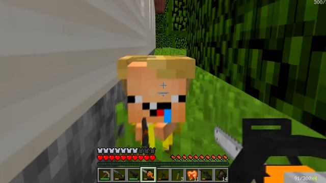 РЕБЕНОК НУБ И ПРО ПРОТИВ 1000 ЗОМБИ В МАЙНКРАФТ! ДЕТИ В ЗОМБИ АПОКАЛИПСИС MINECRAFT МУЛЬТИК #2 смотреть онлайн