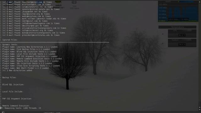 Uniscan 6.1 SQL injection and XSS смотреть онлайн