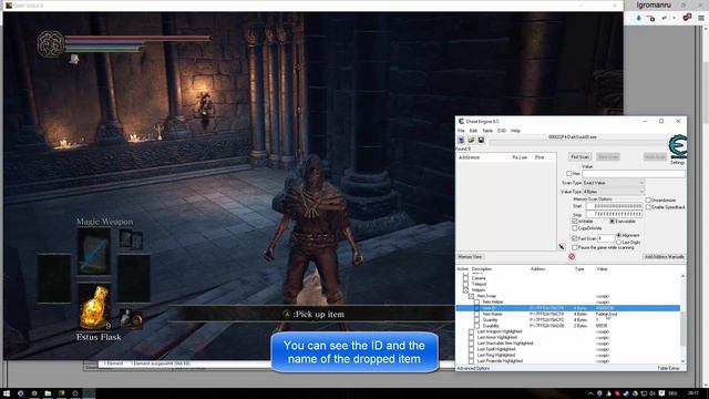 Dark Souls 3 - CE table tutorial - Item Swap смотреть онлайн