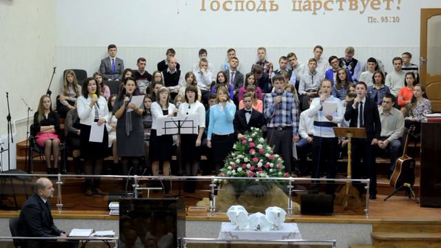 Крещение. Церковь "На Вульке". Вечернее собрание. 01.11.2015г. смотреть онлайн