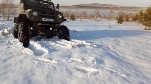 Уаз на мостах газ 66