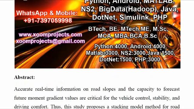 The Prediction Model for Road Slope of Electric Vehicles Based on Stacking Framework of Deep смотреть онлайн