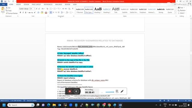 47 _ Datafile and Block Corruption Restore and Recover {Part-3} in Oracle DBA. Free Online Training смотреть онлайн