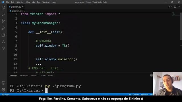 Python TkInter ?? ?? Gestor de Stocks [Parte 1 de 39] #AT_TkInter_StockManager_PT смотреть онлайн