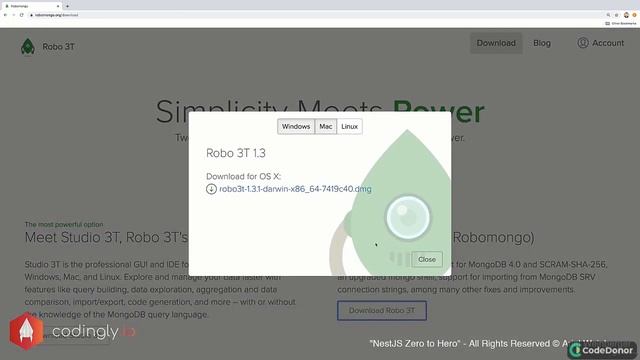 2. Robo 3T - Connecting to the MongoDB Database смотреть онлайн