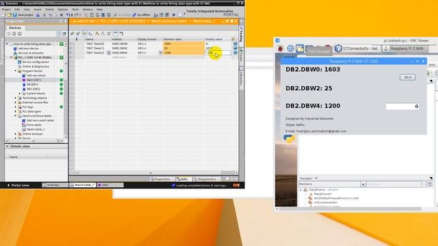 Java Swing Programming: Raspberry Pi 3 communication with CPU S7-1200 смотреть онлайн