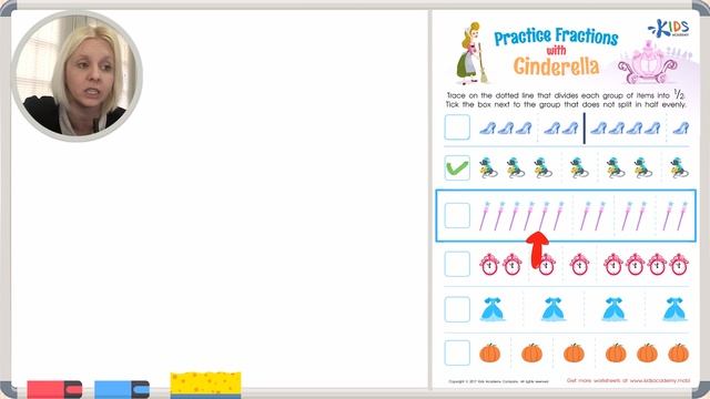 Fractions Practice | 1st Grade | Math - Kids Academy смотреть онлайн