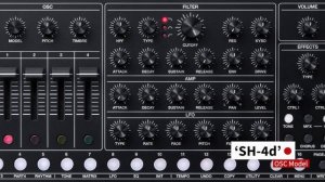 ROLAND SH-4d -new SYNTH!! (MUSIC DEMO, no talking)