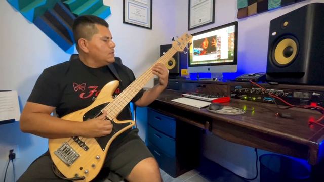 About Damm Time- Lizzo bassline with Fodera bass emperor special смотреть онлайн