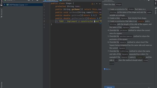 Opening a course in IntelliJ смотреть онлайн