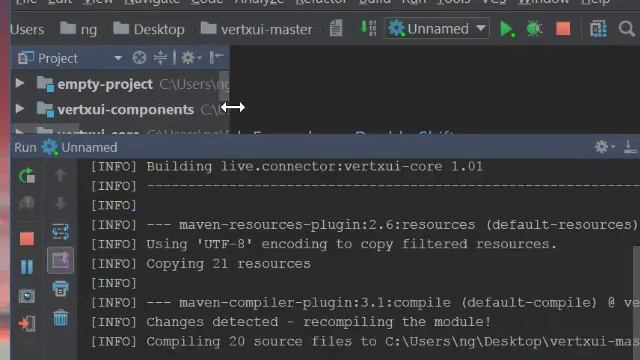 VertxUI: run Bootstrap example in IntelliJ смотреть онлайн