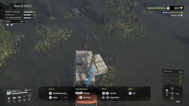 SnowRunner | Cement delivery | 3:53 [Truck/old] смотреть онлайн