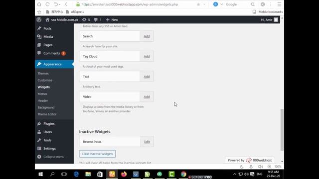How to use Widgets in wordpress || Also Header & Background Image Explanation (Hindi/Urdu) смотреть онлайн