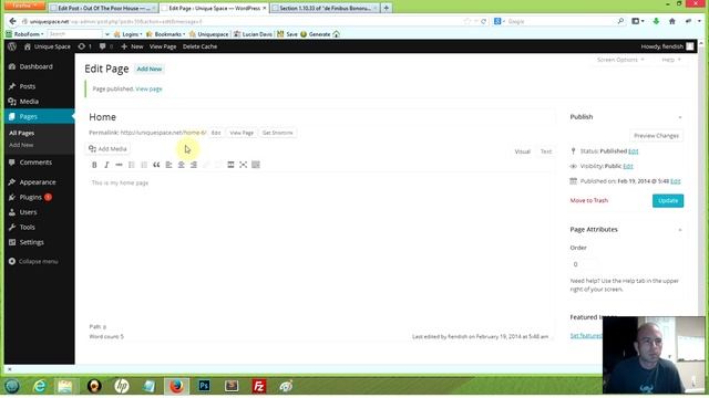 WordPress Tutorial | How To Create A Static Front Page In WordPress смотреть онлайн