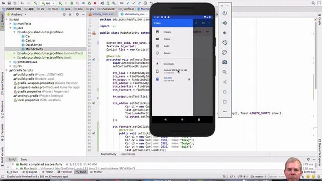 Jackson JSON library with android 01 смотреть онлайн
