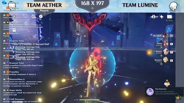 Пекарь донатер против мобильного игрока! Турнир по бездне Genshin impact смотреть онлайн