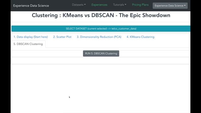 KMEANS vs DBSCAN DEMO: See who will win ! смотреть онлайн