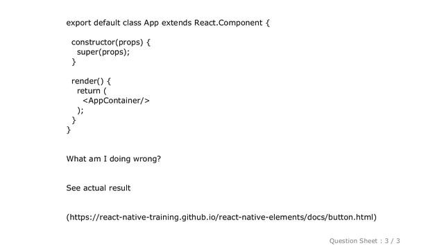 iOS : react-native-elements Button backgroundColor not working смотреть онлайн