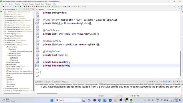 Building A Twitter Full Stack Clone With React, Spring Boot, Spring Security 3, Jwt | Complete Api смотреть онлайн
