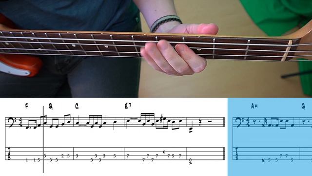 Joe Cocker - Don't Let Me Be Misunderstood (Bass cover with tabs) смотреть онлайн
