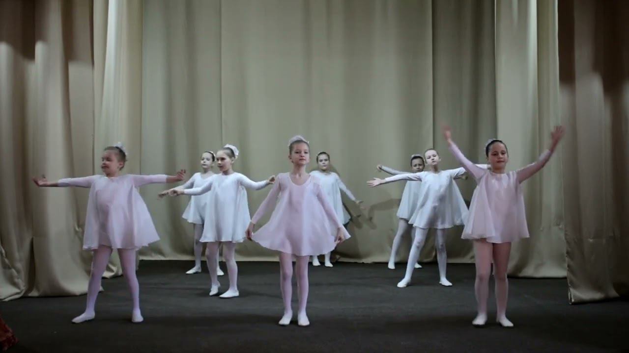 Эстрадный танец "Зимний вальс" 8-10 лет смотреть онлайн