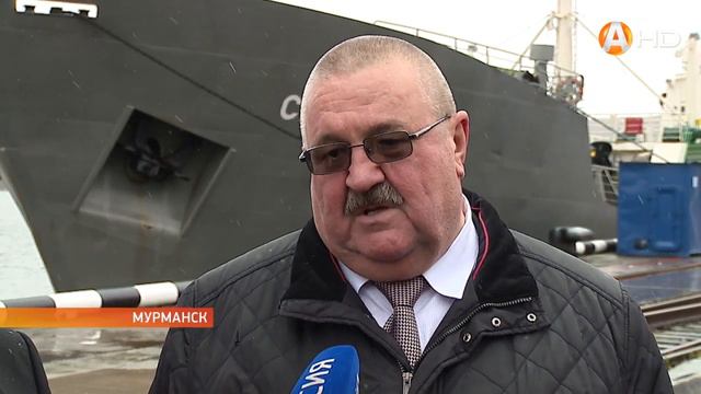 Теплоход «Серебрянка» доставил в мурманский порт отработавшее ядерное топливо смотреть онлайн