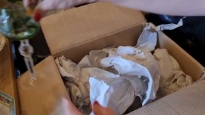 Набрала три коробки немецкого фарфора,  цветного хрусталя, распаковка находок с барахолки Германии