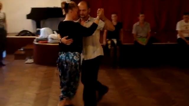 Elvira Y Sergei. Review Lesson Waltz.