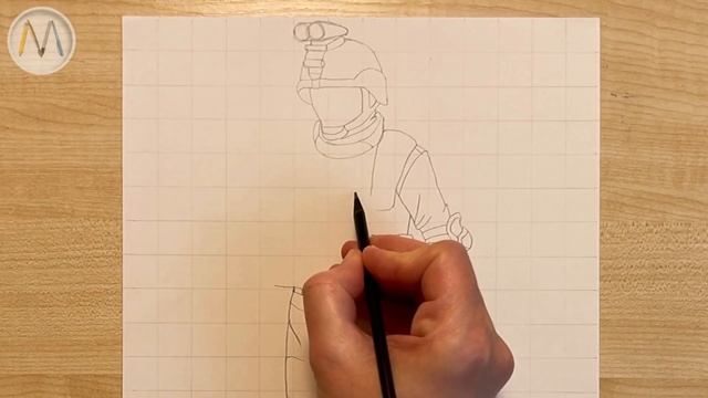 Как нарисовать солдата / Soldier drawing смотреть онлайн