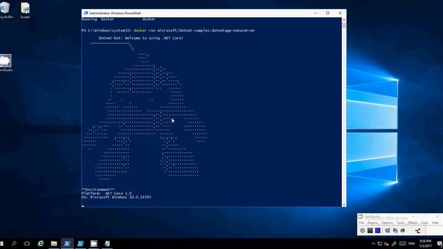 How To Install A Sample Donnet Docker Container On Windows Server 2016 смотреть онлайн