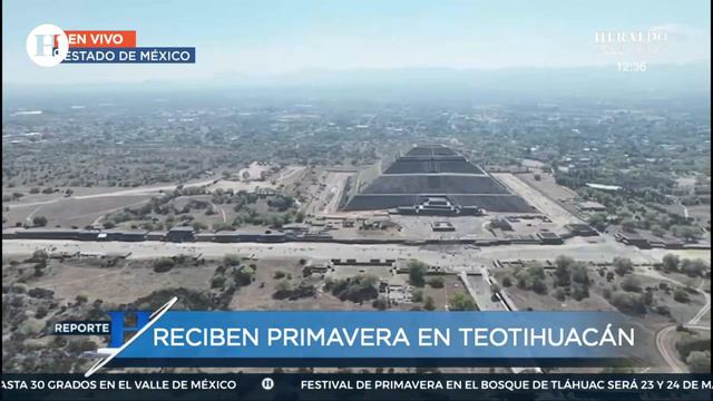 Teotihuacán recibe el equinoccio de primavera, cientos de personas se reúnen para recargar energía смотреть онлайн