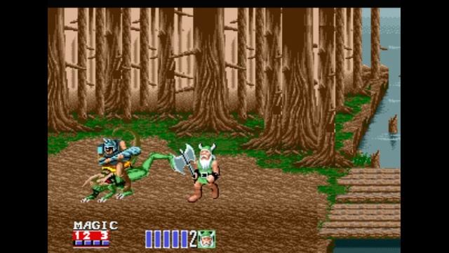 Sega Mega Drive 2 (Smd) 16-bit Golden Axe 2 Stage 1