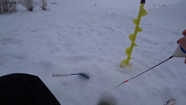 Весенняя пошла! Рыбалка на безнасадочную мормышку в марте!