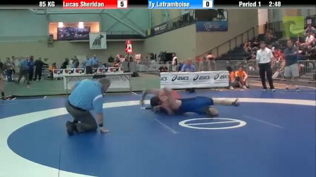 Greco 85 KG Lucas Sheridan vs. Ty Laframboise смотреть онлайн