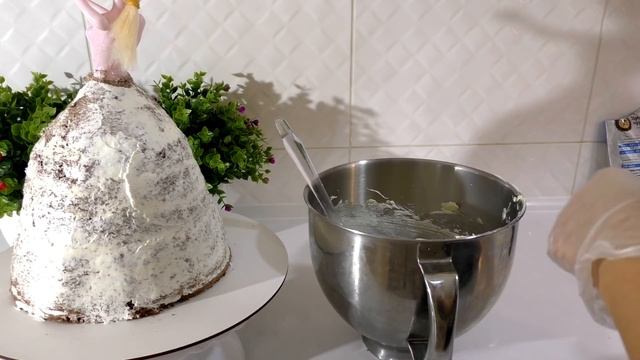 Как сделать торт куклу из крема Торт ЭЛЬЗА ТОРТ КУКЛА своими руками смотреть онлайн
