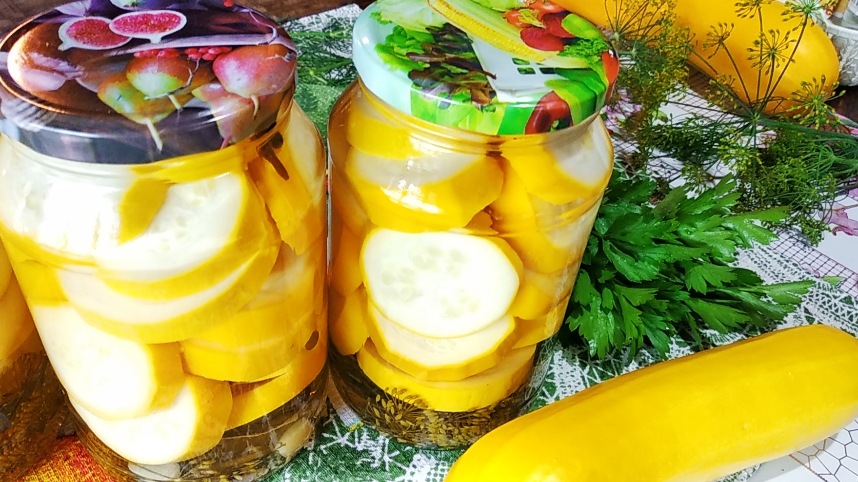 Закатываем вкусные МАРИНОВАННЫЕ КАБАЧКИ. Даже вкусней огурцов! смотреть онлайн