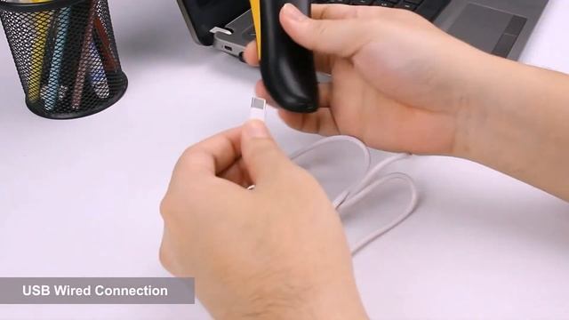 NETUM QR Code Scanner | Mini Barcode Scanner | wife Compatible, Small Portable USB Bar Code Scanner смотреть онлайн