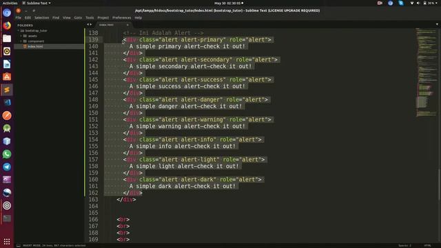 Bootstrap Eps 04 | Memasang Alert & Badge | Pengen Jadi Programmer смотреть онлайн