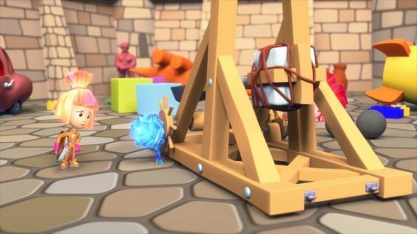 Фиксики | Фиксиктэр | Катапульта | №55 | Сахалыы мультик | Дубляж