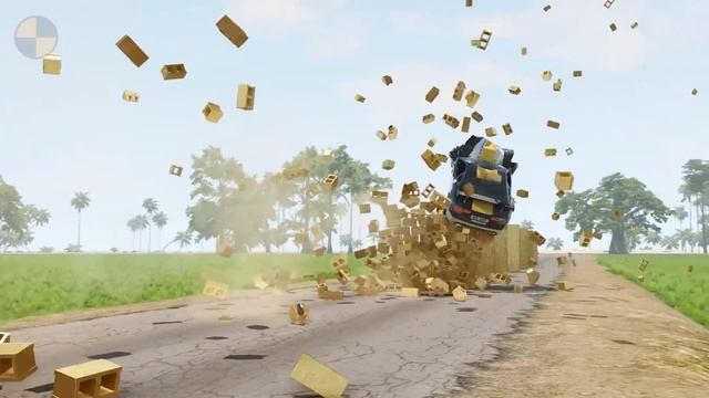Cars vs Golden Brick Walls ? BeamNG.Drive смотреть онлайн