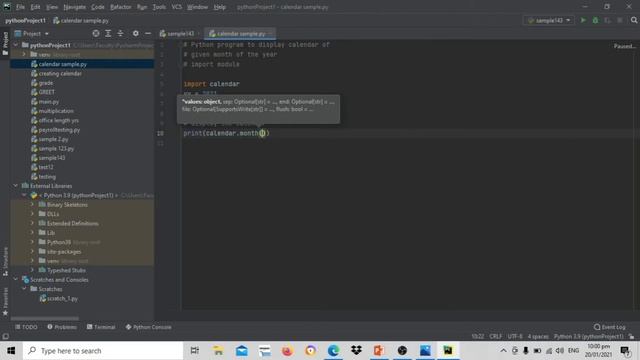 creating calendar 2021 using Python, Video # 2 смотреть онлайн