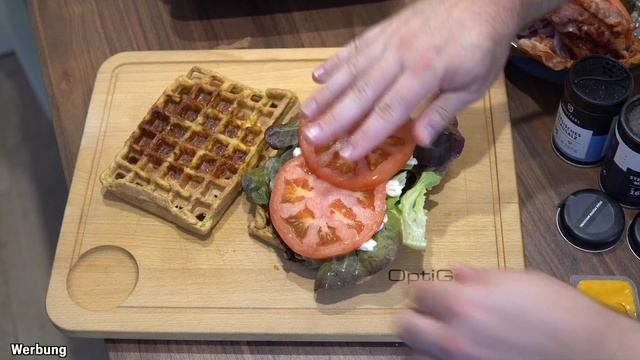 XXL Burger mit Chaffles im OptiGrill смотреть онлайн