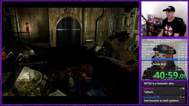 Resident Evil 2 Leon B Speedrun 1:15:57 Playstation смотреть онлайн