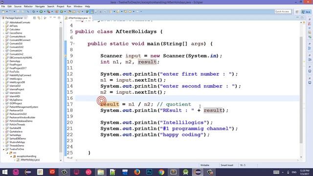 11. Exception Handling in Java - Pashto смотреть онлайн