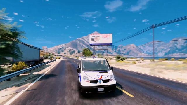 Renault Trafic II.2 Police ? GTA V SUPER CARS 4K 60 FPS RACE _REVIEW смотреть онлайн