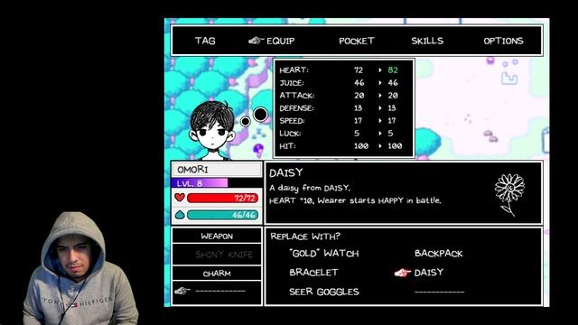 OMORI Part 11 - Flower Puzzle Quest and Cleanup смотреть онлайн
