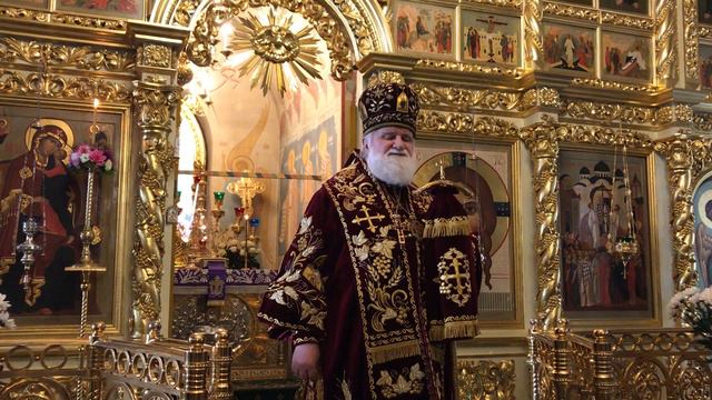 Проповедь митрополита Вадима на Крестовоздвижение смотреть онлайн