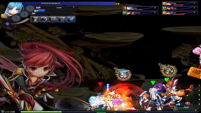 Grand Chase Classic - AI PvP Gameplay смотреть онлайн