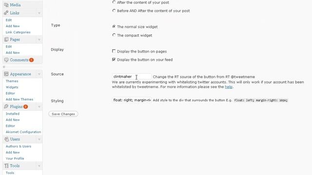 Tweetmeme Wordpress Video Tutorial смотреть онлайн