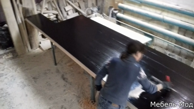 Барная столешница. Лиственница. Венге. смотреть онлайн